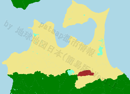 新郷村の位置を示す地図