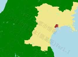 松島町の位置を示す地図