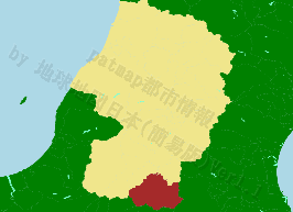 米沢市の位置を示す地図