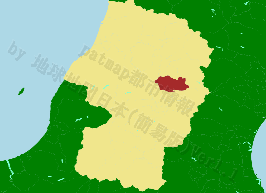 村山市の位置を示す地図