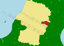 東根市の位置を示す地図