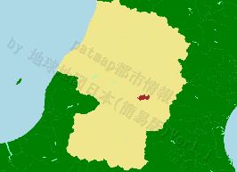 中山町の位置を示す地図