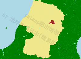大石田町の位置を示す地図