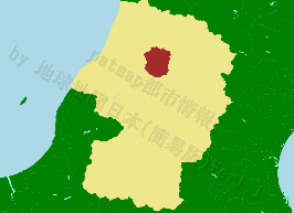 戸沢村の位置を示す地図