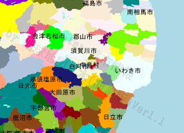 中島村の位置を示す地図