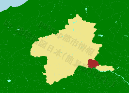 太田市の位置を示す地図