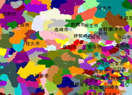 藤岡市の位置を示す地図