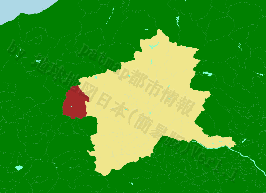 嬬恋村の位置を示す地図