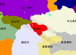 草津町の位置を示す地図