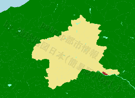 千代田町の位置を示す地図