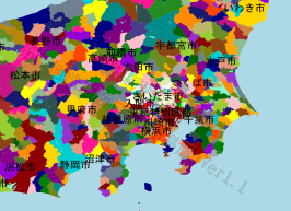 入間市の位置を示す地図