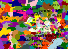 小川町の位置を示す地図