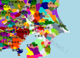 印西市の位置を示す地図
