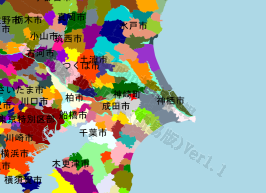 神崎町の位置を示す地図