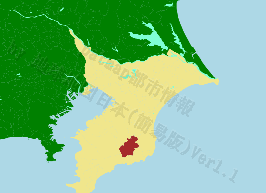 大多喜町の位置を示す地図