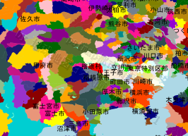 檜原村の位置を示す地図