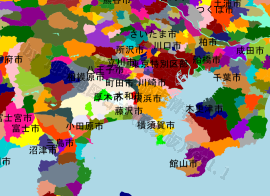 大和市の位置を示す地図