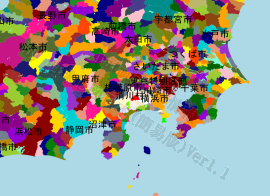 清川村の位置を示す地図