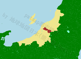 三条市の位置を示す地図