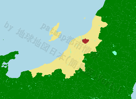 阿賀野市の位置を示す地図