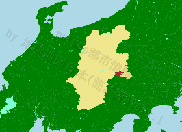 南牧村の位置を示す地図