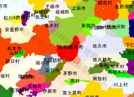 長和町の位置を示す地図