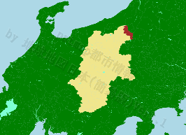 栄村の位置を示す地図