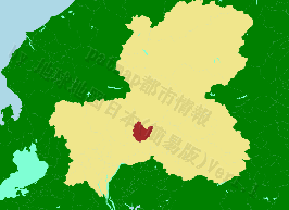 美濃市の位置を示す地図
