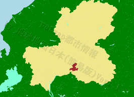 美濃加茂市の位置を示す地図