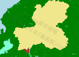 海津市の位置を示す地図