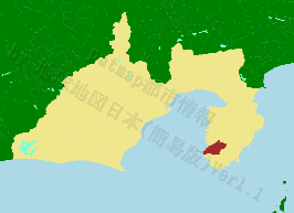 松崎町の位置を示す地図