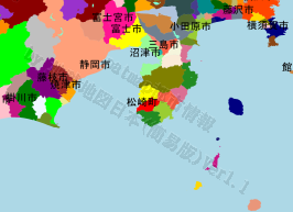 松崎町の位置を示す地図