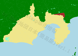 小山町の位置を示す地図