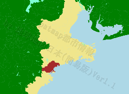 紀北町の位置を示す地図