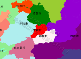 曽爾村の位置を示す地図