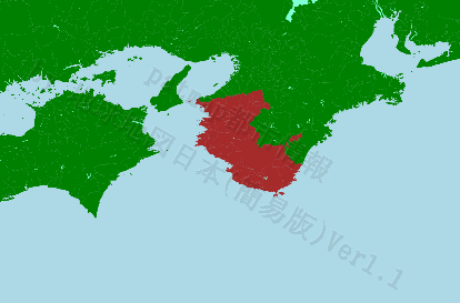 和歌山県の位置を示す地図