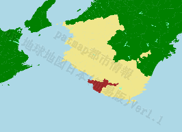 白浜町の位置を示す地図
