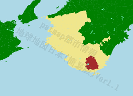古座川町の位置を示す地図