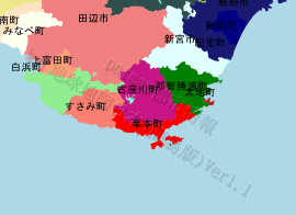 串本町の位置を示す地図