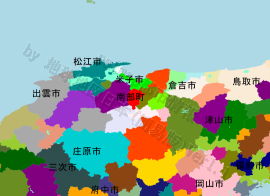 南部町の位置を示す地図