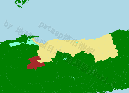 日南町の位置を示す地図