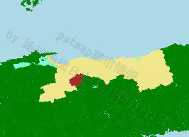 江府町の位置を示す地図