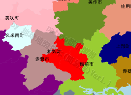 和気町の位置を示す地図