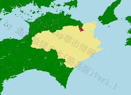 上板町の位置を示す地図