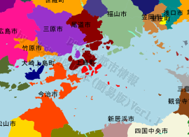 上島町の位置を示す地図