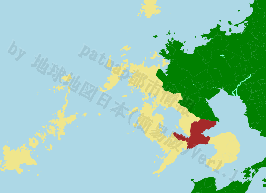 諫早市の位置を示す地図