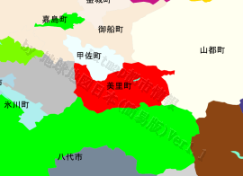 美里町の位置を示す地図