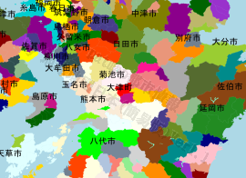 大津町の位置を示す地図