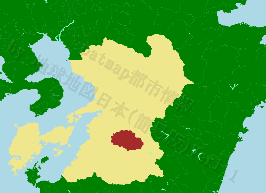 五木村の位置を示す地図