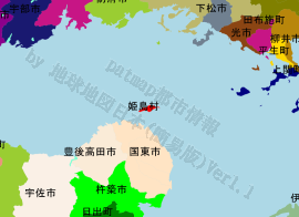 姫島村の位置を示す地図